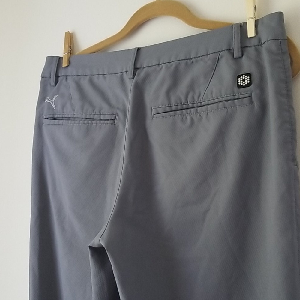 Mens Puma 32 x32 gray golf sport lightweight pants